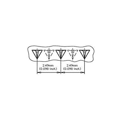 Jescar Frets #47095(2.41&times;1.19) ステンレスフレット/Stainless 24pcs set