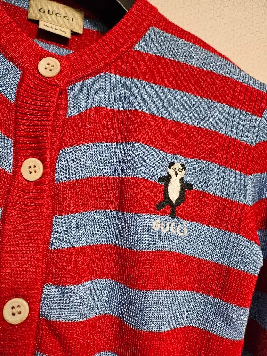 ストライプ カーディガン