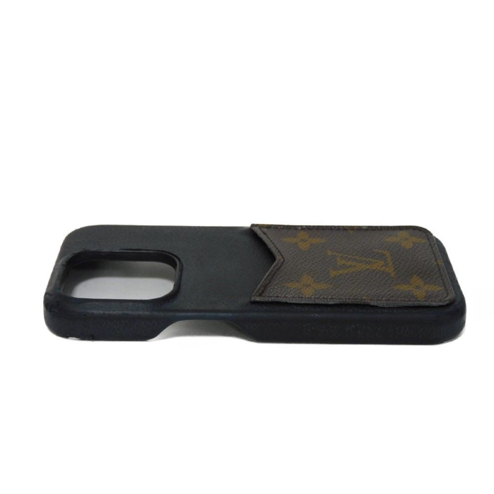 LOUIS VUITTON ルイ ヴィトン iPhone バンパー 14 Pro LVロゴ フラワー ブラウン ブラック モノグラム ノワール スマホケース M81998 CHRISTIANNAURATH_COM_BR