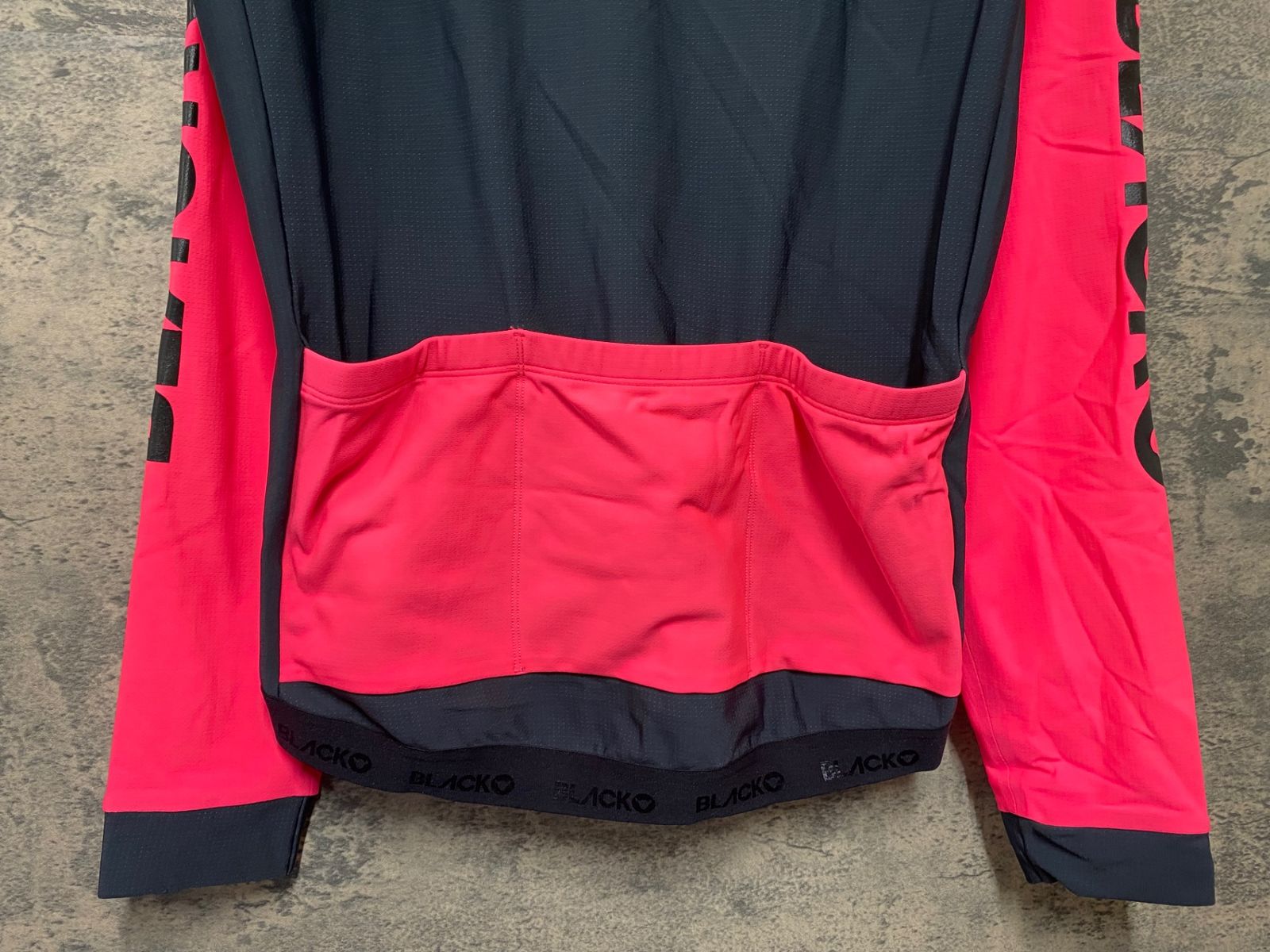 最安値で販売！ JM800 ブラックシープ BLACK SHEEP THERMAL JERSEY 長袖 サイクルジャージ グレー ピンク L 裏起毛