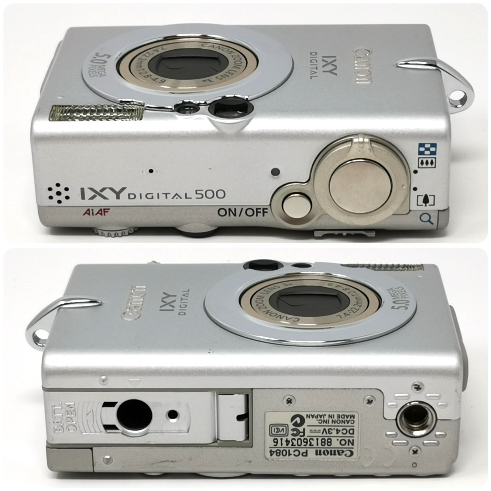 Canon IXY デジタルカメラ DIGITAL60 シルバー ジャンク ジャンク