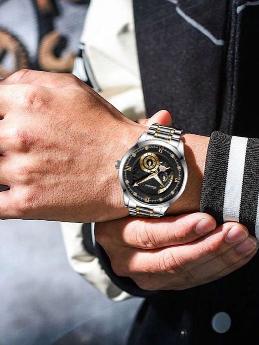 腕時計 メンズ 機械式 メンズファッション 自動巻き機械式腕時計 中空自動スポーツウォッチ 夜光マルチファンクション防水バタフライバックル スチールベルト メンズギフト腕時計