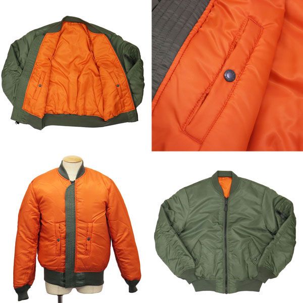 希少サイズ✨AVIREX フライトジャケット MA-1 コマーシャルロゴ 3L