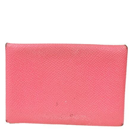 美品✨エルメス カルヴィ シルバー金具 名刺入れ カードケース U刻印