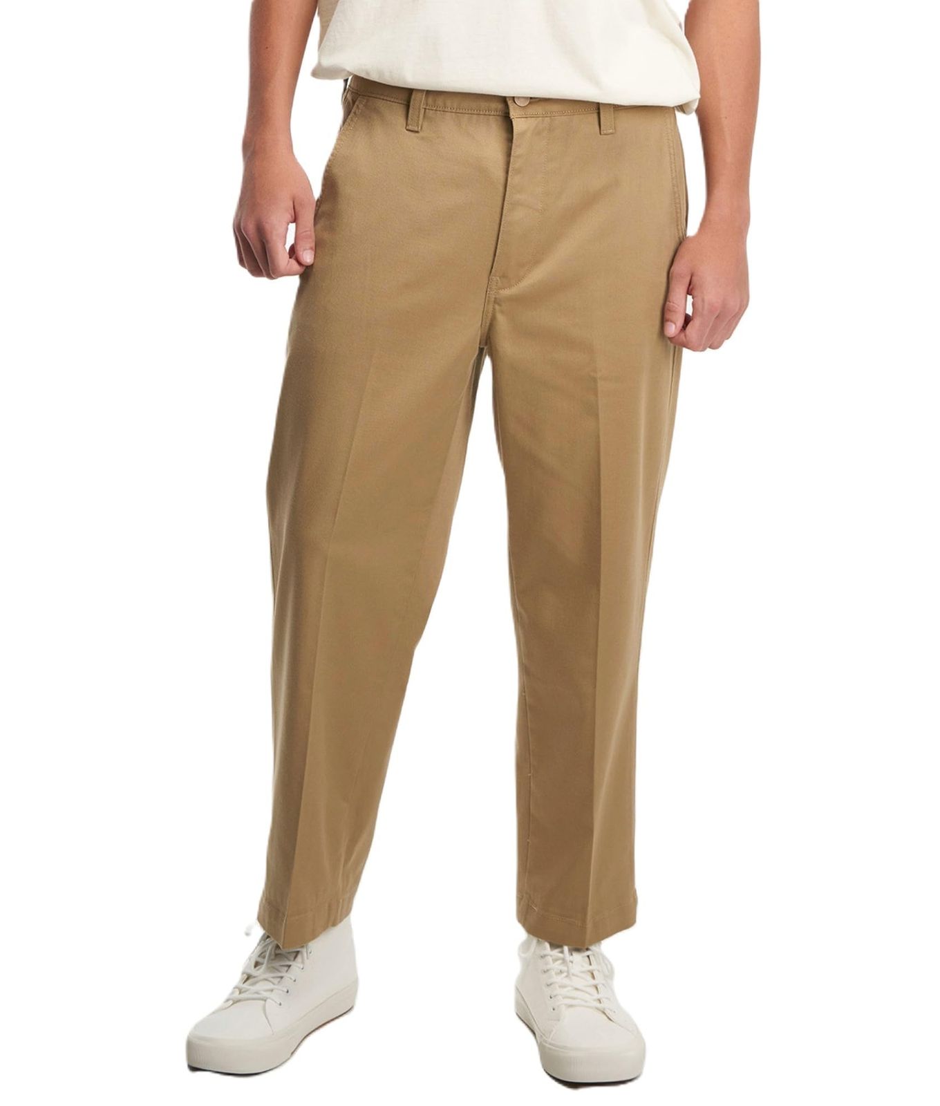 Levi's(リーバイス)チノパンSTA PREST ワイドレッグ クロップドチノパン メンズ HARVEST GOLD34 [HARVEST GOLD] [W34]