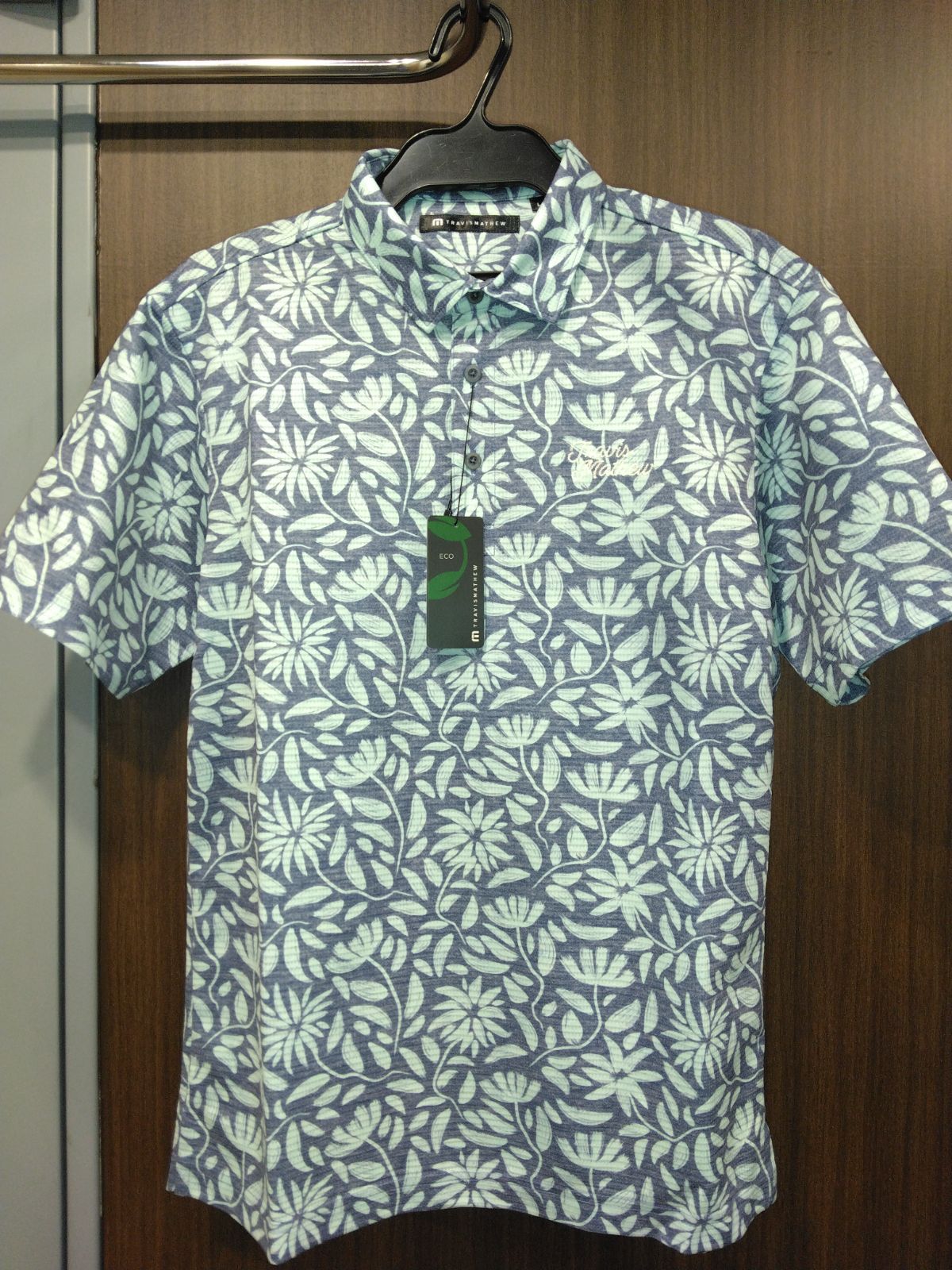 トラヴィスマシュー Travis Mathew ゴルフウェア 吸湿速乾 半袖 フローラルプリント ポロシャツ 新橋店