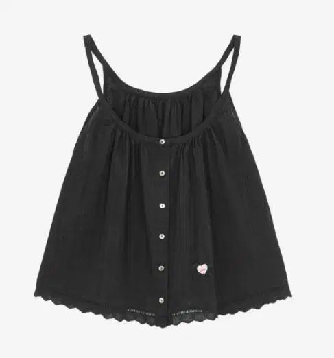 エズイフ カリ メダル フ スリーブレス ブラウス ブラック