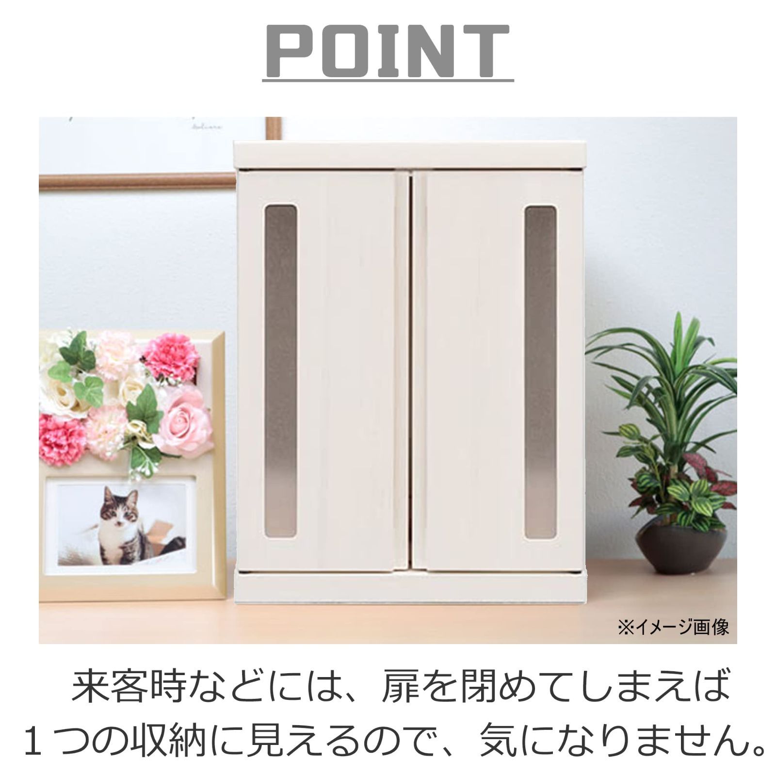 コンパクト仏壇 モダン仏壇 LEDライト搭載 幅32cm 関家具 Sekikagu 高さ42cm 奥行25cm ホワイト色 メモリアルボックス 354362 WWW_SKLAD-KIRPICHA_RU