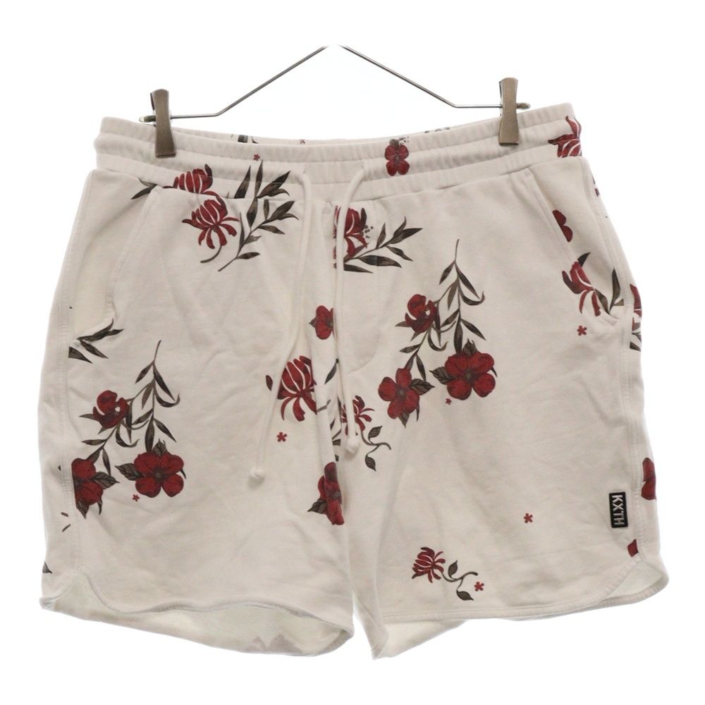 KITH (キス) フラワープリント ショートパンツ ショーツ ホワイト