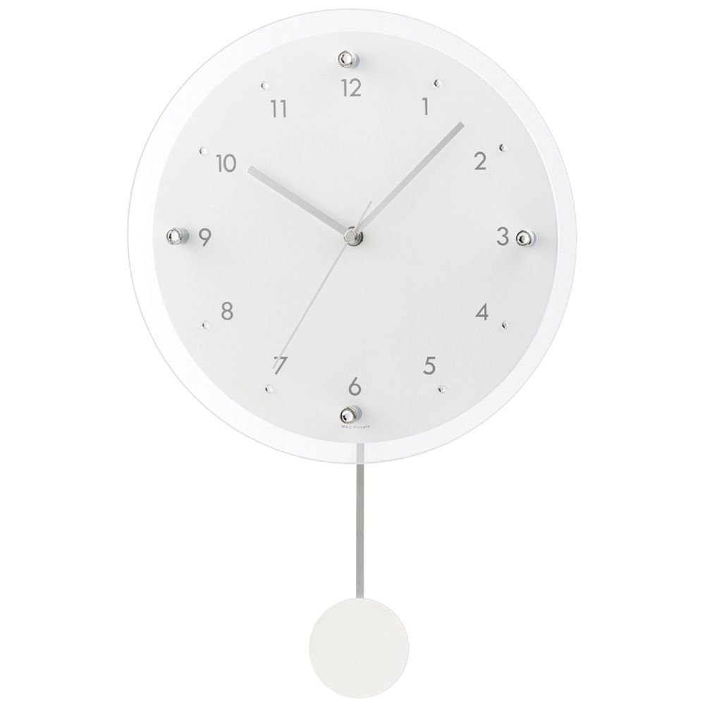 壁掛け時計 ウォールクロック クラシック ヨーロピアン シルバー 84204WC