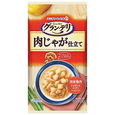 同梱不可 28個セット ユニ チャーム グラン デリパウチ肉じゃが仕立て 40g×3袋