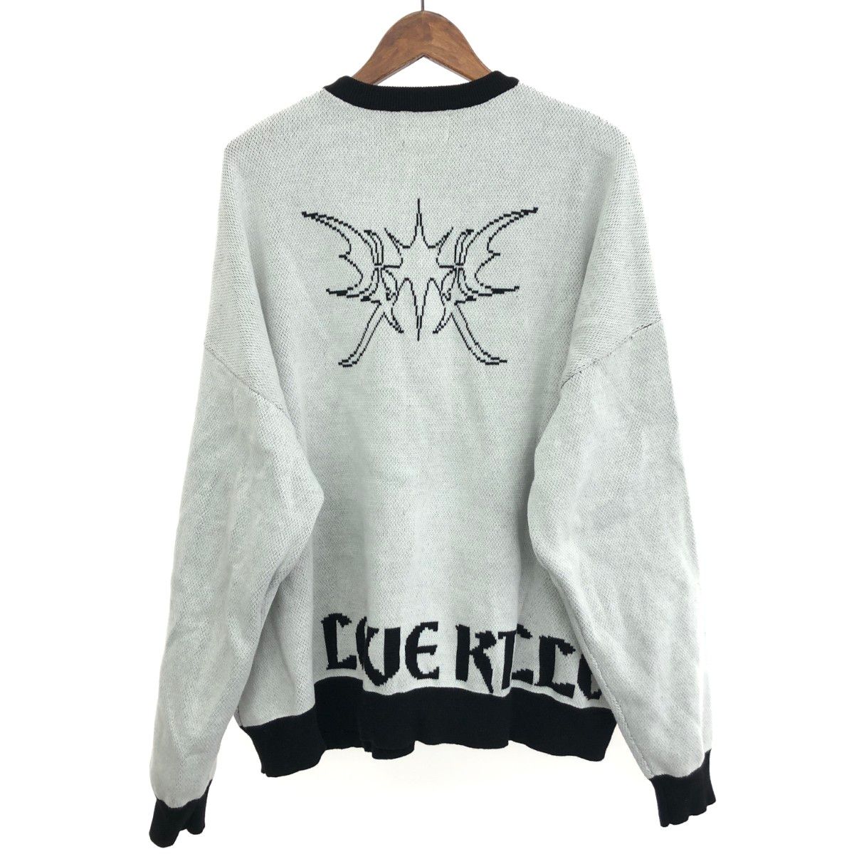 LOVE KILLER ラブキラー アニメニットセーター/Pink humanoid Graphic