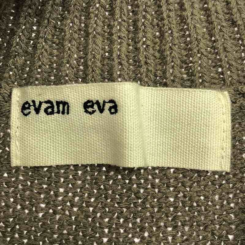 evam eva / エヴァムエヴァ | 2022SS | クルーネック シルクニット