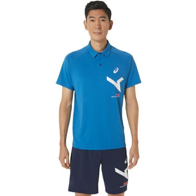 【日本未発売】マーキュリアルタッチエリート 7号 送料無料 asics アシックス A-I-M DRY POLO リボーンブルー L 2031E002