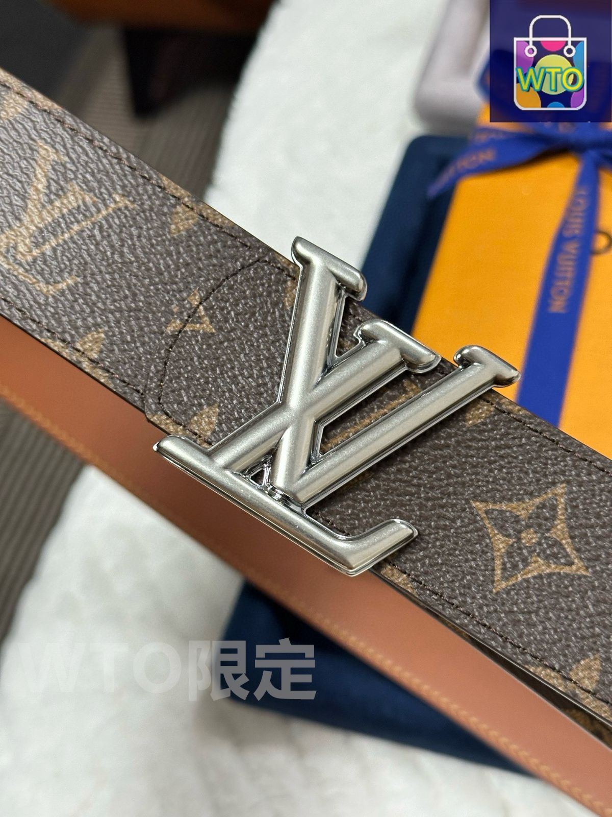 ルイヴィトン モノグラム ベルト 【即購入可】 ルイヴィトン LOUIS VUITTON モノグラム ベルト 80cm 80/32