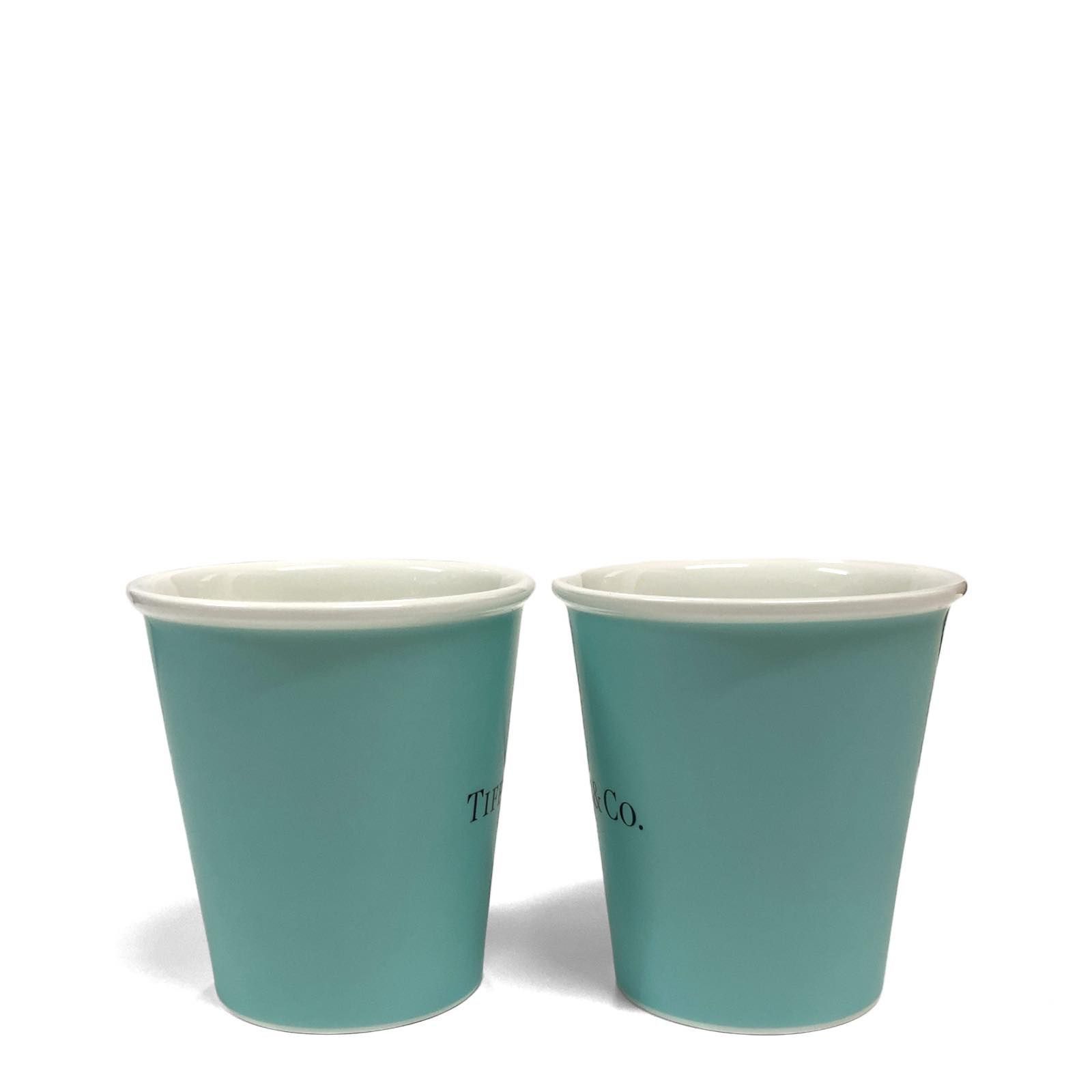 未使用品】TIFFANY＆Co. ティファニー コーヒーカップ ボーンチャイナ 
