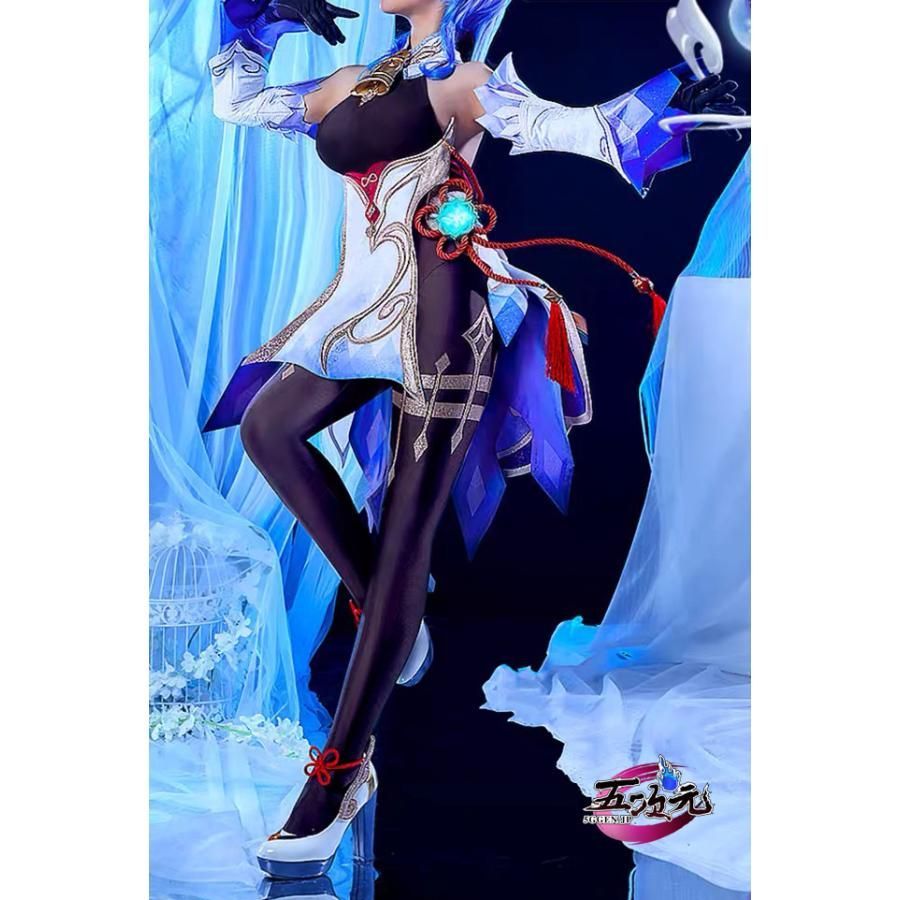 新発売 猫屋小舗 原神 コスプレ 甘雨 かんう 衣装セット