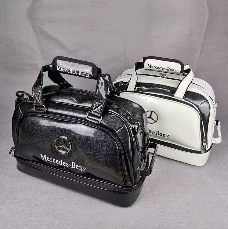 【けい】美品☆Mercedes-Benzボストンバッグゴルフバッグ☆ 美品】メルセデス・ベンツ ゴルフバッグ ボストンバッグ