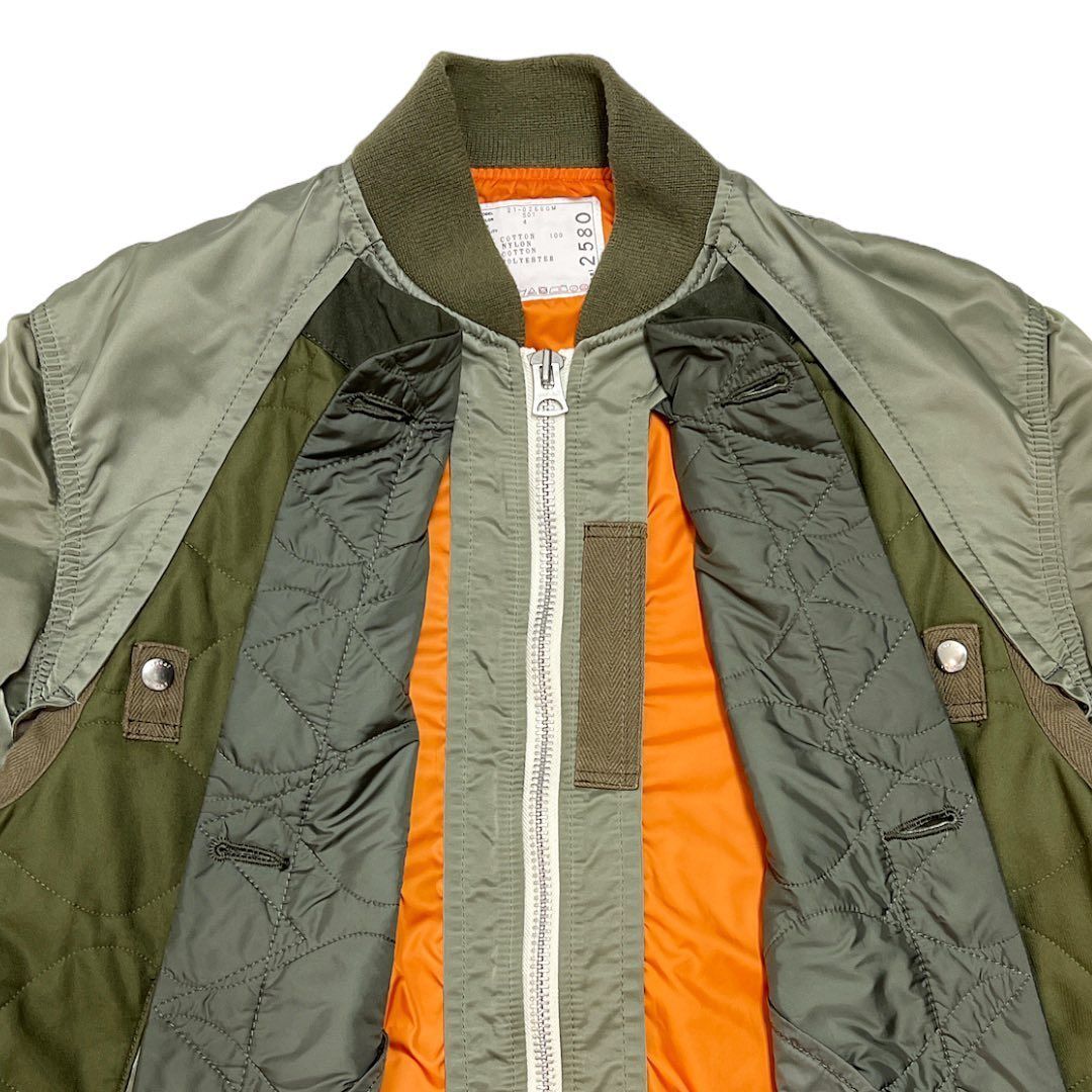 sacai Nylon twill blouson 21-02580M