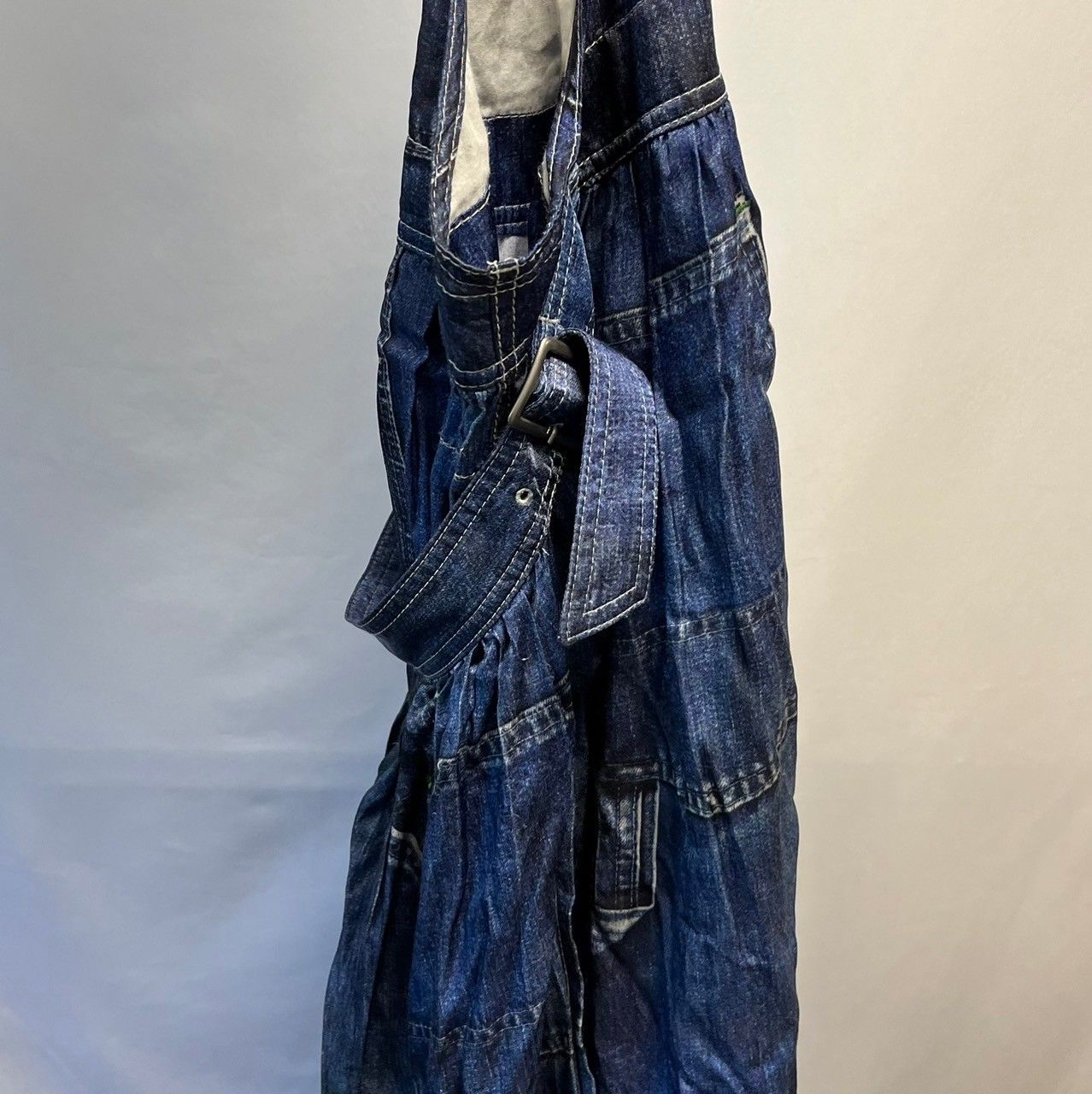 JUNYA WATANABE MAN デニム転写　サロペット スカート S JUNYA WATANABE MAN PINK ジュンヤワタナベマンピンク 12SS デニム転写