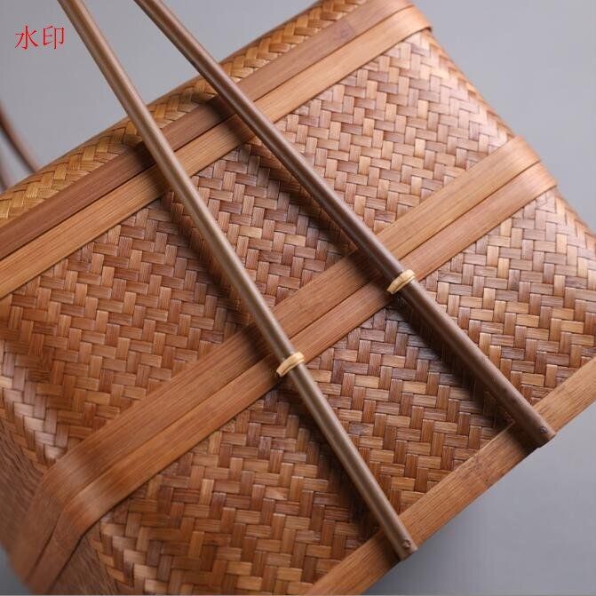 2層茶道具 飯盒職人手作 竹製 手作 茶器 收納 おとずれる 漆器 茶