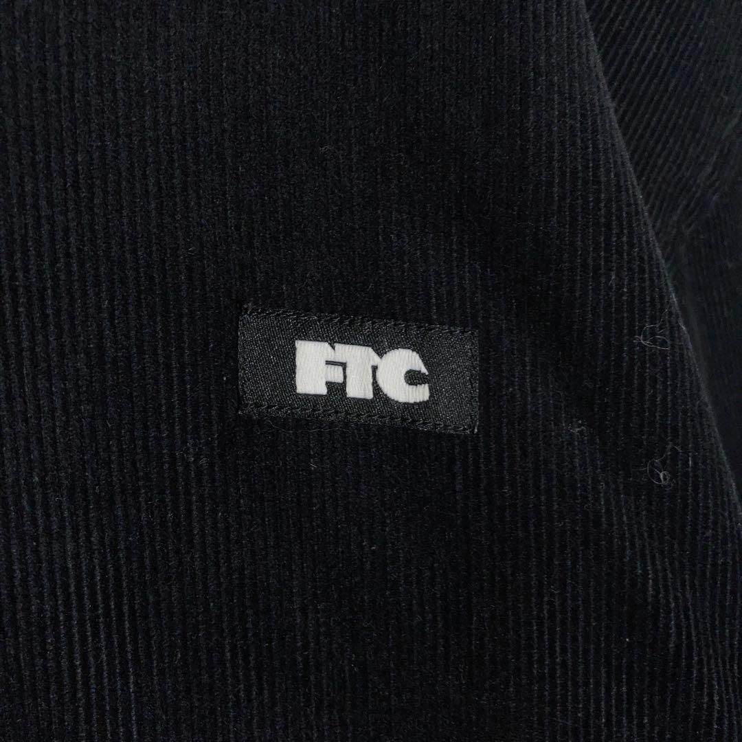 【美品】FTC コーデュロイジップジャケット ワンポイントロゴ 黒 XL 美品】FTC コーデュロイジップジャケット ワンポイントロゴ 黒