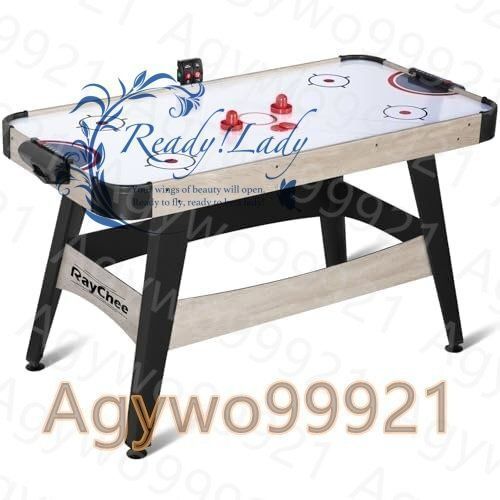 エアホッケーゲーム ボードゲーム 屋内電動エアホッケーゲームテーブル パック2個 プッシャー2個 デジタルLEDスコアボード付き