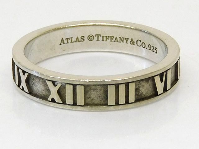 TIFFANY & Co. ティファニーナローシルバー925リング15号 ティファニー リング □ 15号 シルバー SV 925 アトラス ナロー