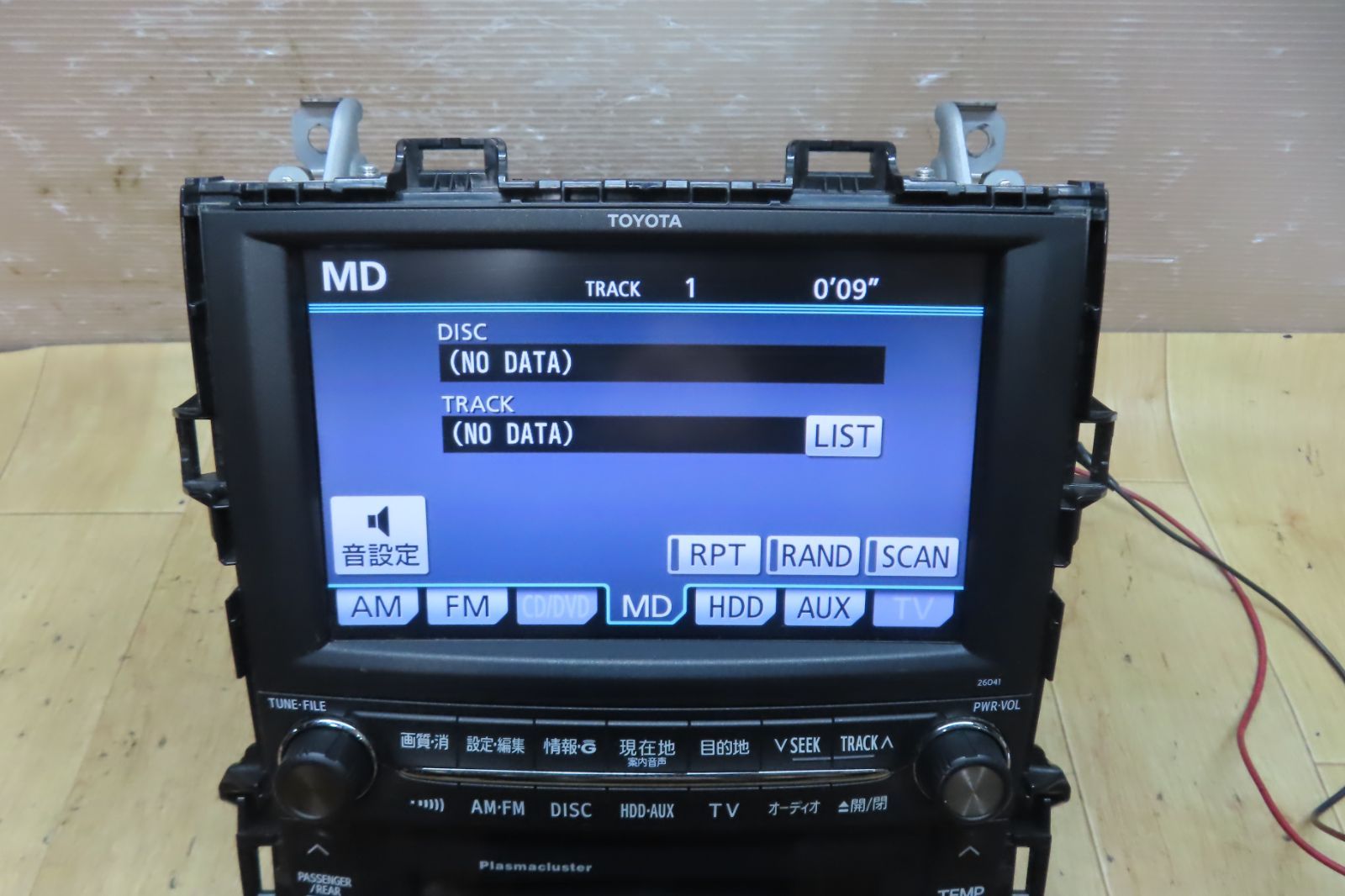 MAX90％オフ。 付 F3858 アルファード ヴェルファイア20系 HDDナビモニター86100-58042 26041 スイッチ55900-58290 ANH20W ANH25W GGH20W GGH25W