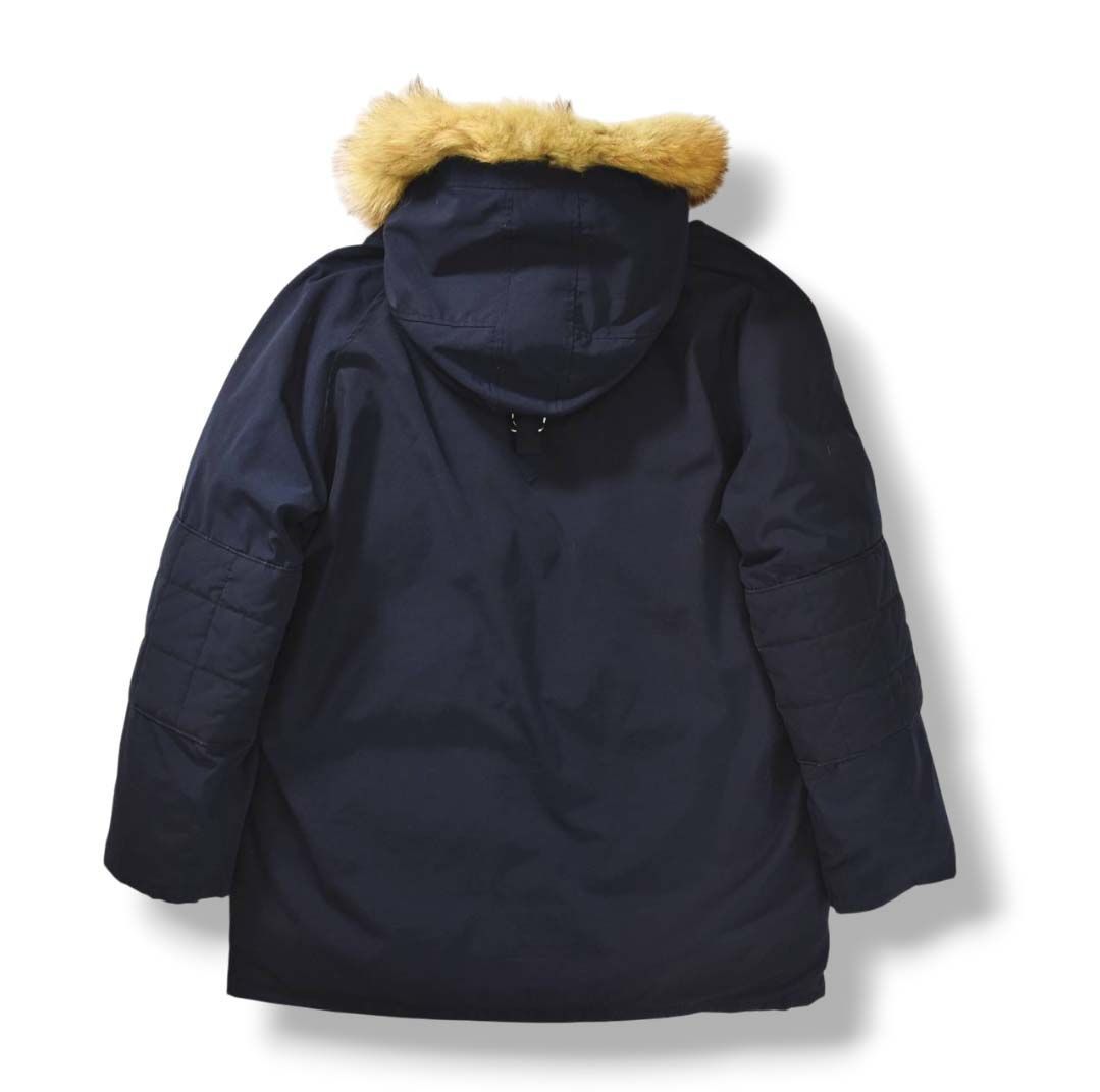 80s90sヴィンテージ USA製 ショット Schott フードファー ダウン 