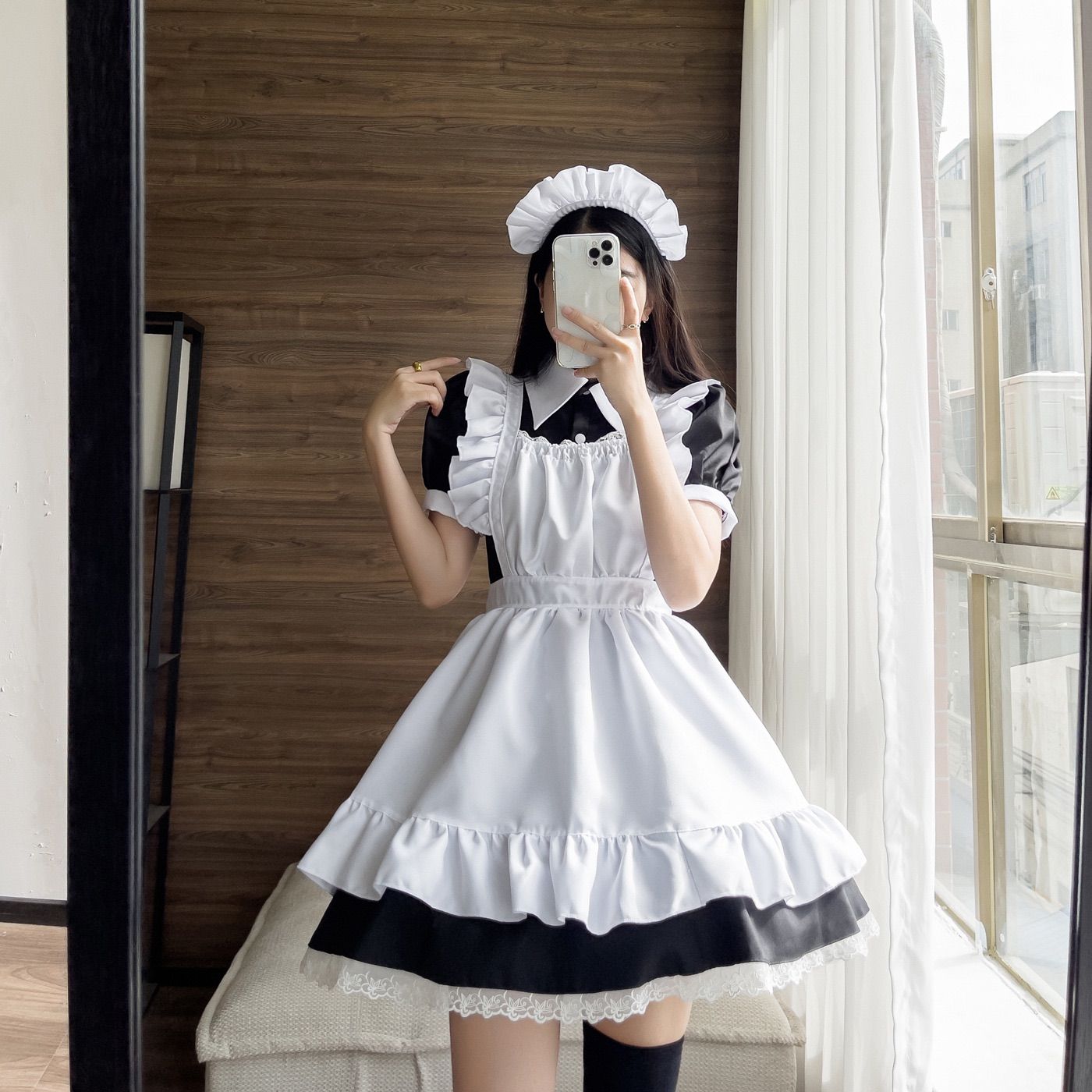 新品未使用 コスプレ レディース メイド服 大きいサイズ 4l 衣装 イベント 新品未使用 S - 4L メイド服 コスプレ レディース ミニ丈