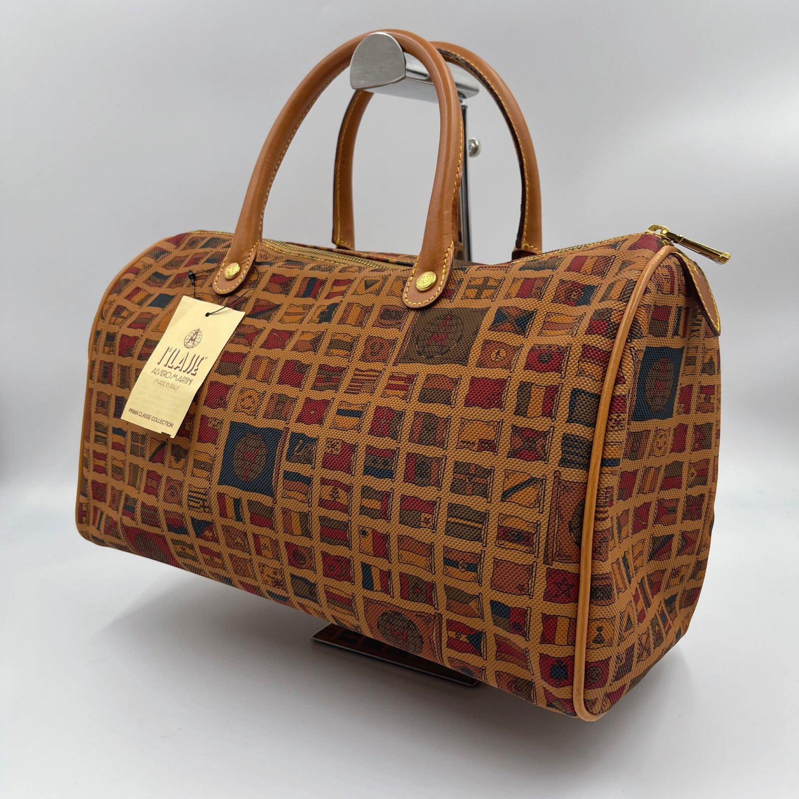 タグ付き美品】 激レア PRIMA CLASSE プリマクラッセ 国旗柄 ボストン  