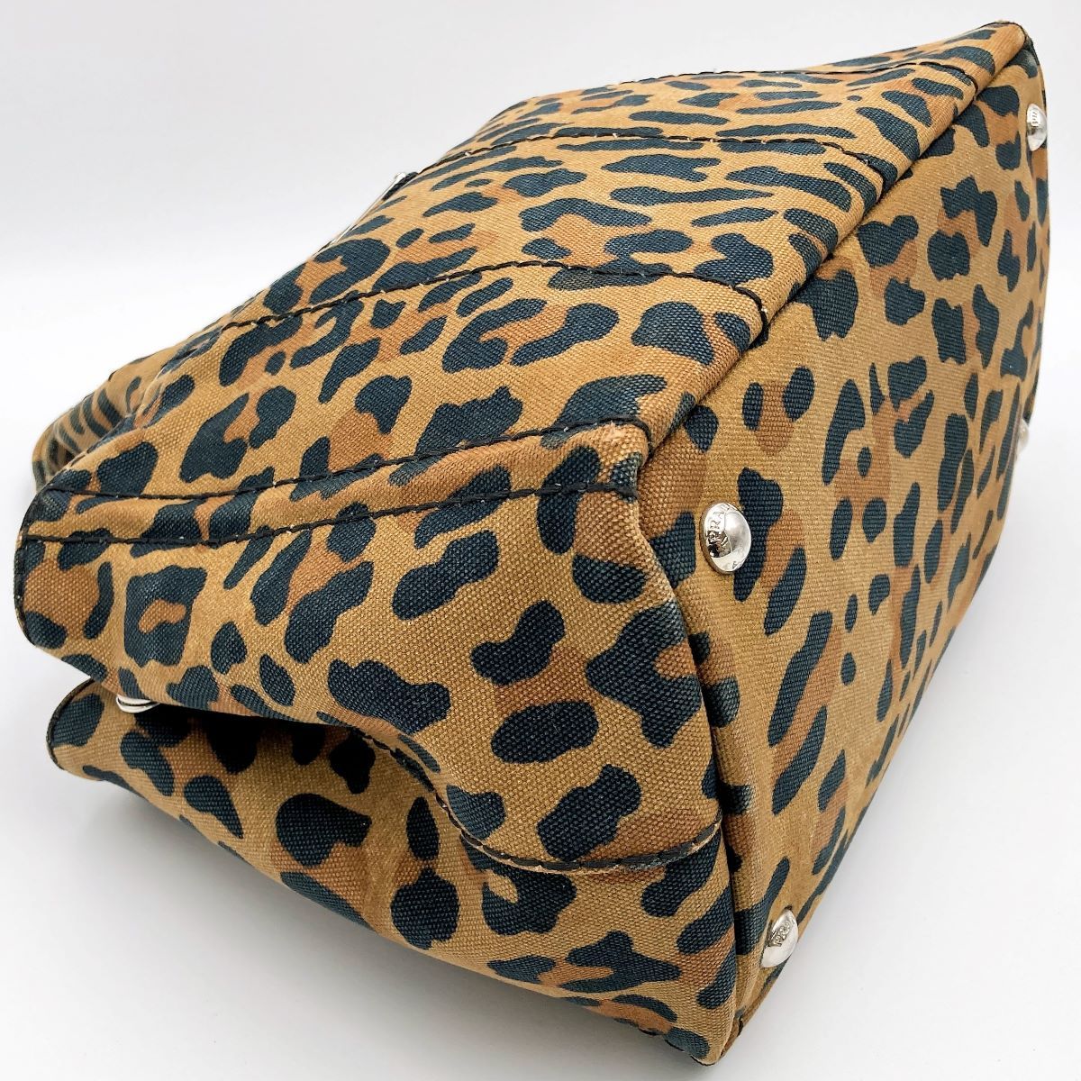 美品 PRADA プラダ カナパSS カナパ トートバッグ ハンドバッグ 2way