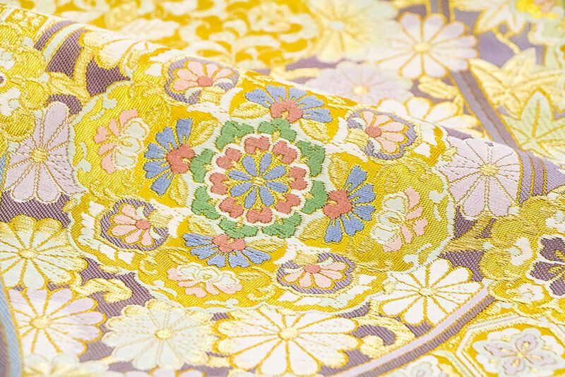 記念感謝祭【仕立無料】西陣名門とみや織物特撰振袖用袋帯☆本金刺繍