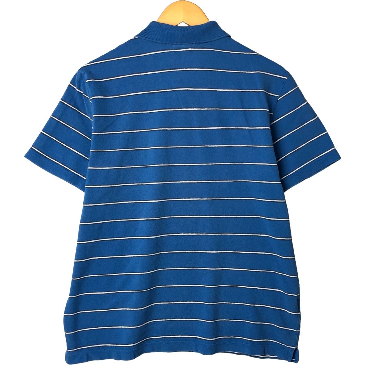 古着 ラコステ LACOSTE REGULAR FIT 半袖 ボーダー ポロシャツ 6
