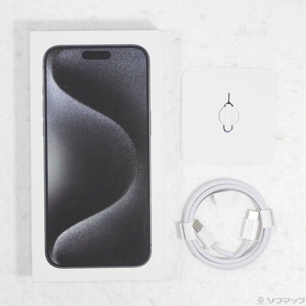新品　iPhone15 PRO MAX 512G ブラックチタニウム iPhone 15 Pro 512GB - ブラックチタニウム（SIMフリー）[整備済