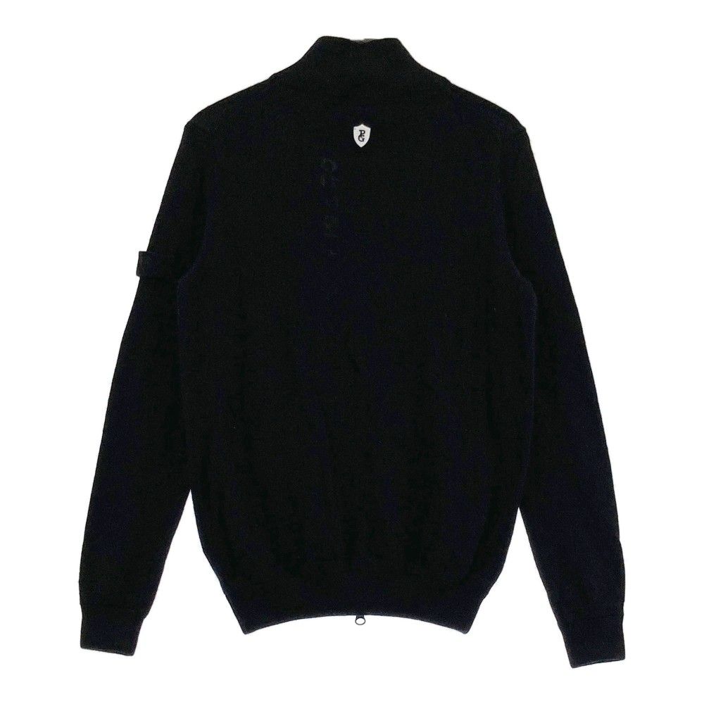 サイズ：0 PEARLY GATES パーリーゲイツ  カシミヤ ニットジャケット  ブラック系 [240101433523] ゴルフウェア レディース ストスト サイズ：0 PEARLY GATES パーリーゲイツ カシミヤ ニット