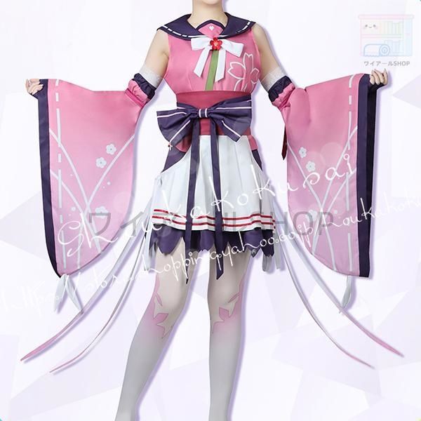 ウマ娘 プリティーダービー風 サクラチヨノオー コスプレ衣装ウィッグ cos靴 パーカー お姉さん 撮影 祭り