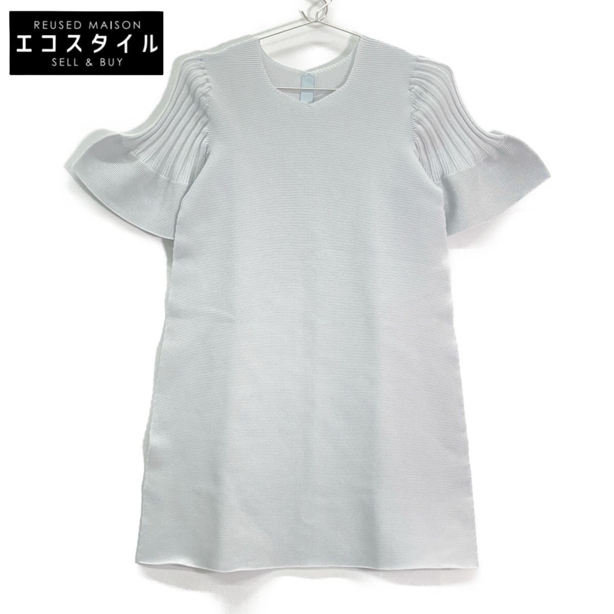 CFCL シーエフシーエル CK004KH008 POTTERY ブルー Sフ スリーブ グリッタートップス 5