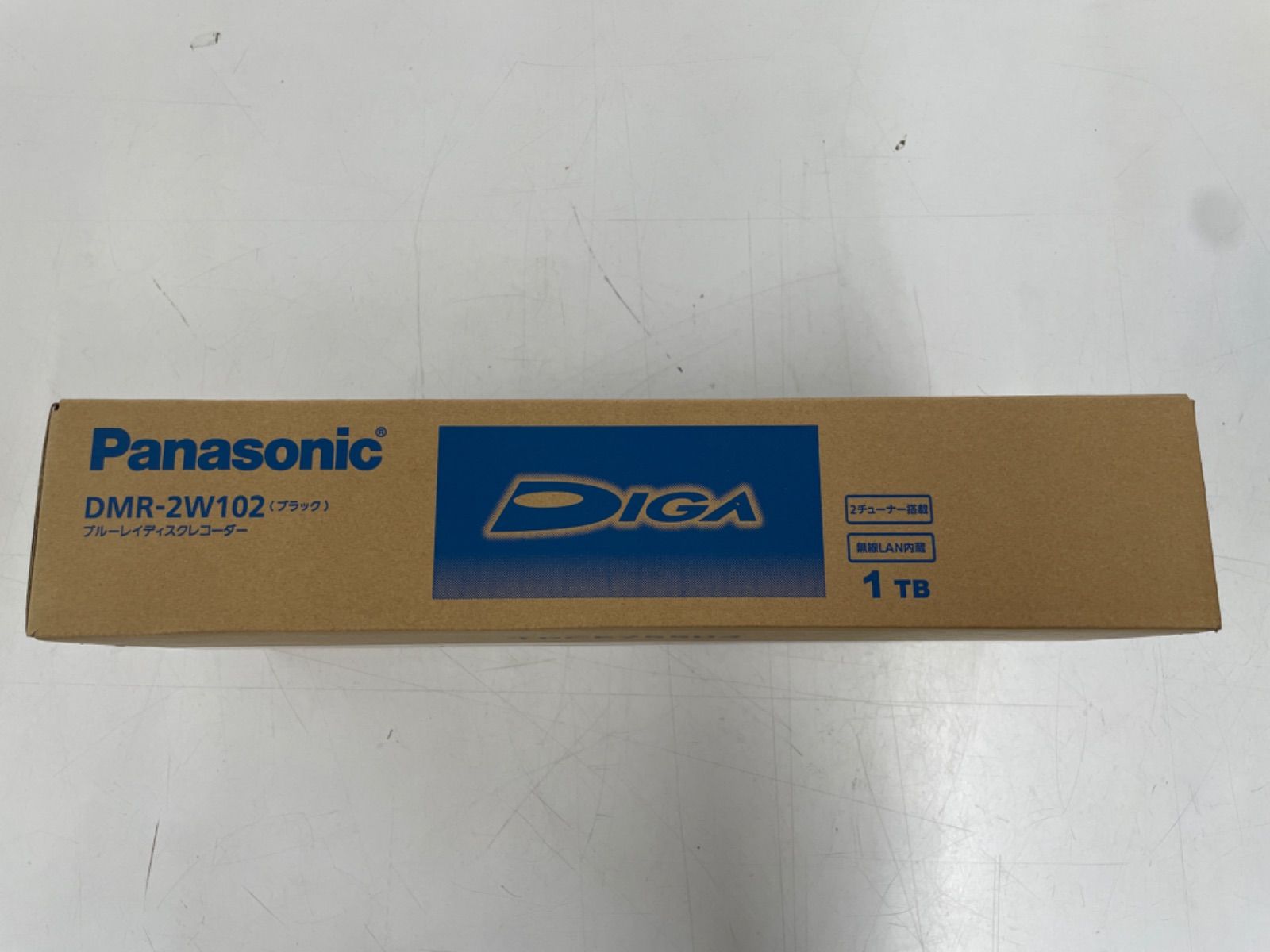 Panasonic  ブルーレイレコーダー　DMR-2W102(ブラック) 新品未使用