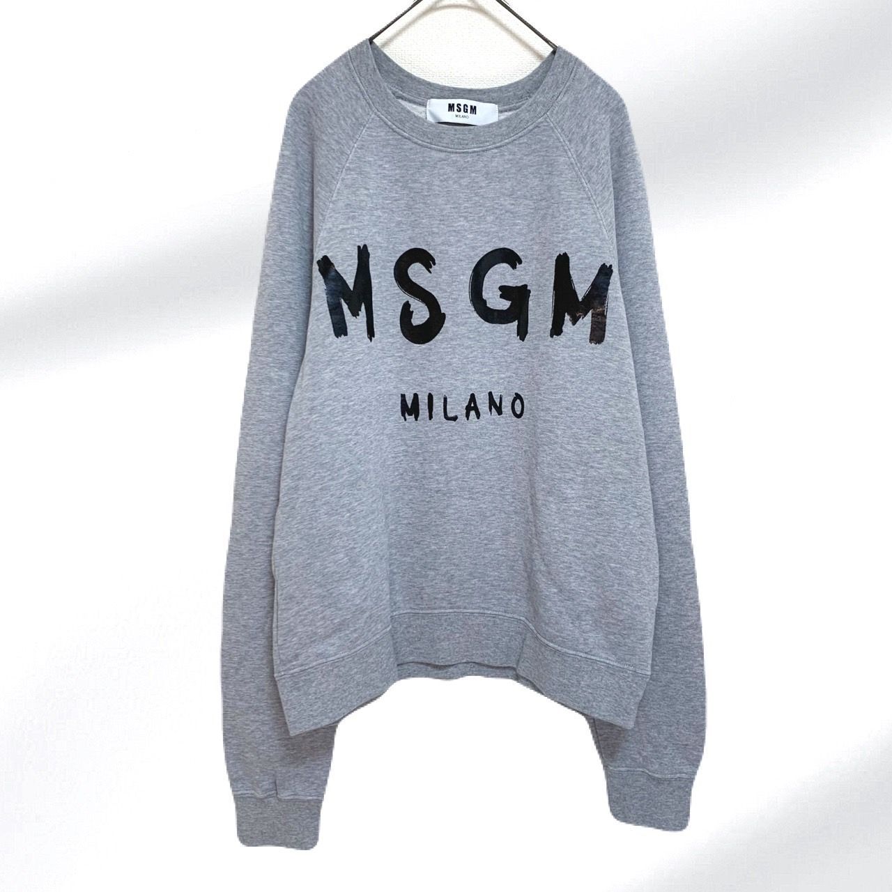 MSGM クルーネック スウェット 青 エムエスジーエム スウェット