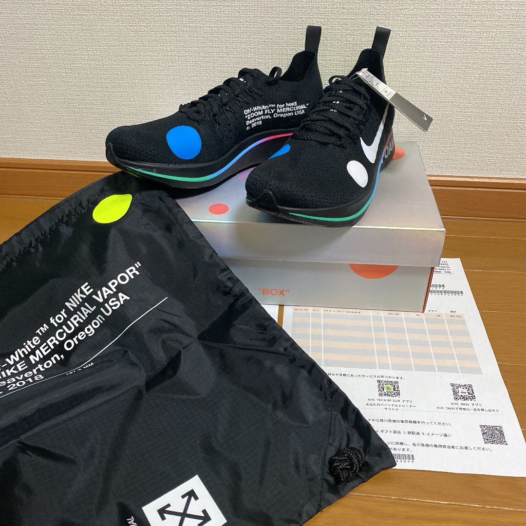 希少NIKE x off white ZM FLY MERCURIAL|mercari商品代購│mercari