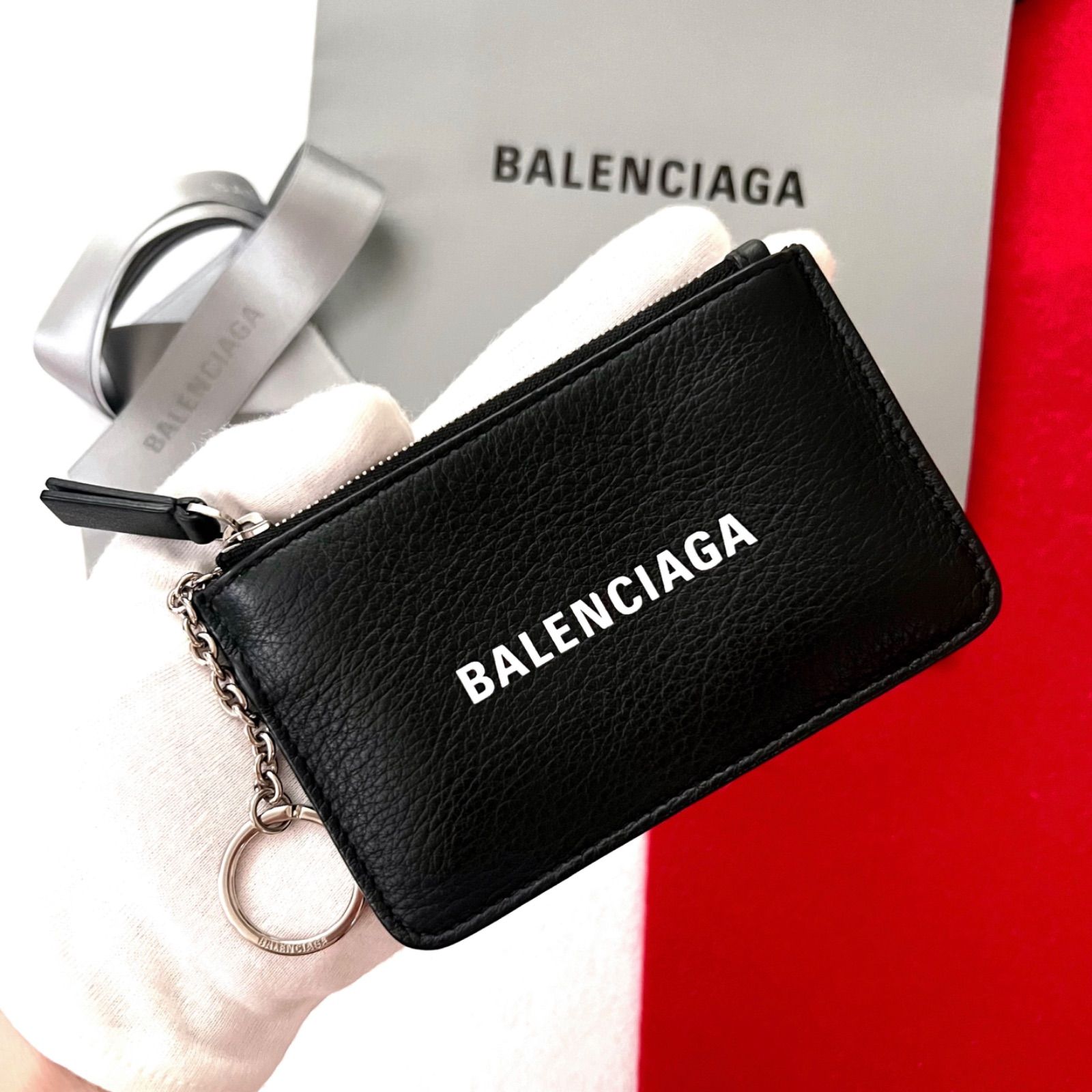 美品✨BALENCIAGA財布バレンシアガコインケース581306ブラック黒  