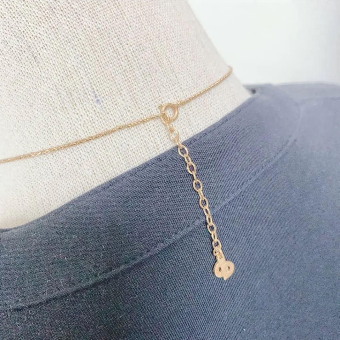 Dior ディオール ゴールド ネックレス ドロップ 雫 ライン