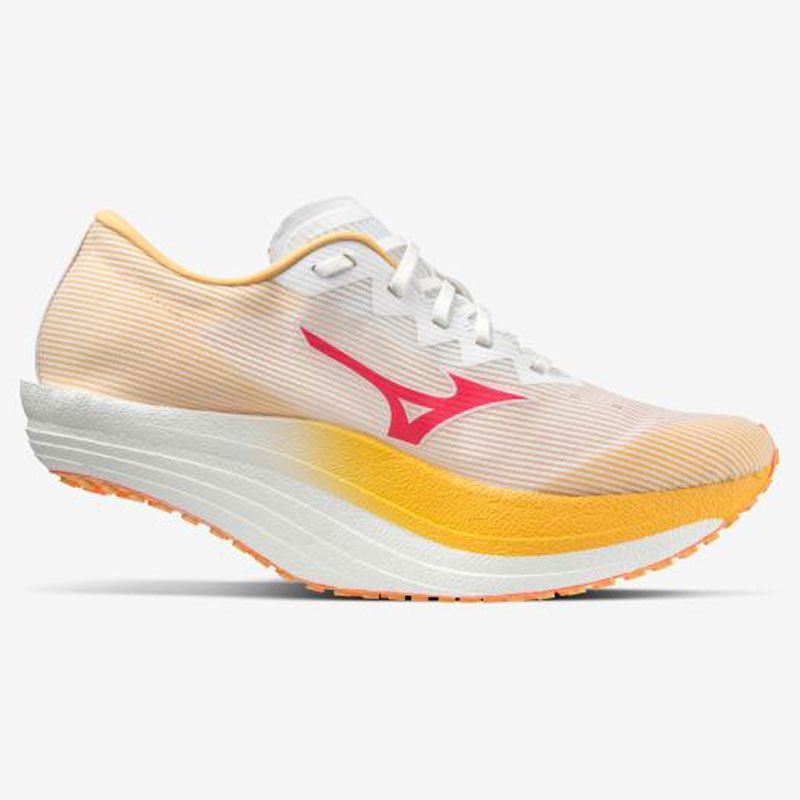 新商品続々。 ミズノ MIZUNO ウエーブデュエルPRO 陸上競技 ランニングシューズ レーシングシューズ 22FW U1GD220003 03ホワイト×ピンク×イエロー 大好き