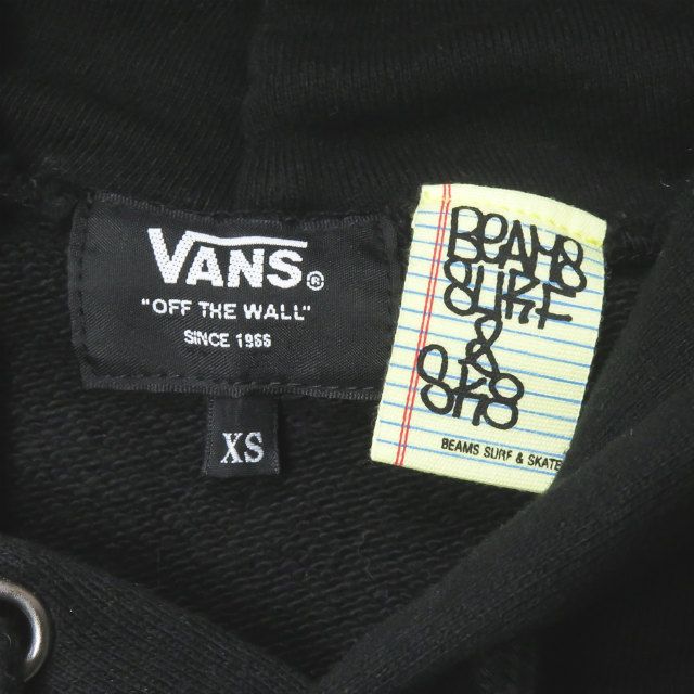 SSZ x VANS エスエスズィー バンズ 別注 裏VANS HOODIE スウェットプルオーバーパーカー VA17FW-MC50BM XS BEAMS フーディー lc31218 SSZ x VANS エスエスズィー バンズ 別注 裏VANS HOODIE