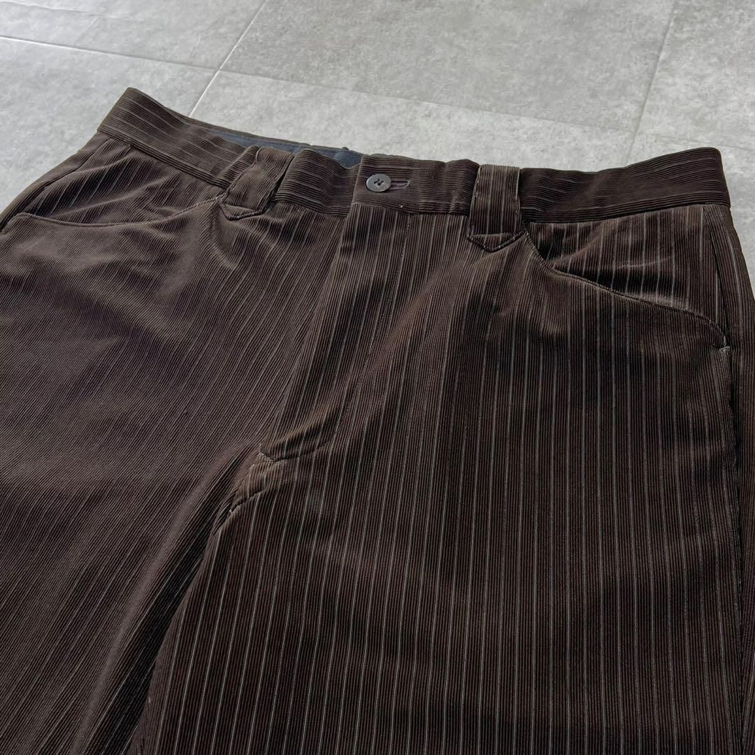 90s イッセイミヤケ スラックス ブラウン パンツ issey miyake