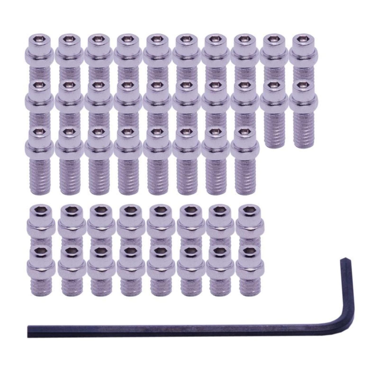 【在庫処分】FLIP PIN ディーエムアール(DMR) SET FOR VAULT PEDAL 44PCSSILVER