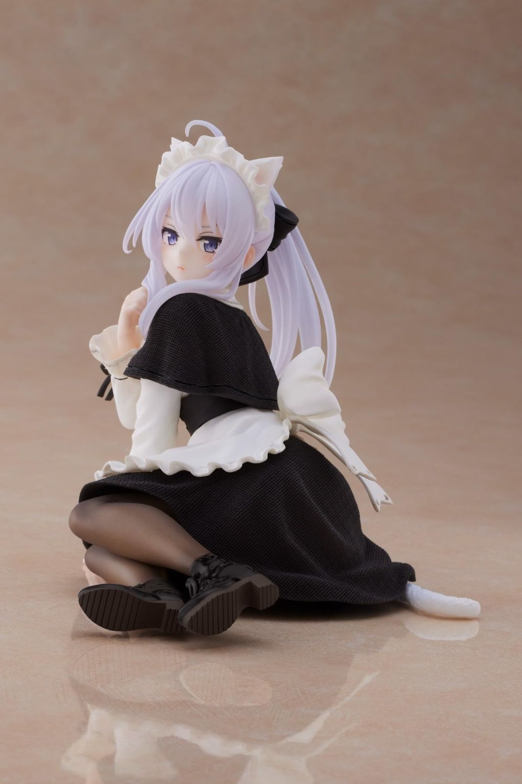 【在庫セール】Desktop 魔女の旅々 Cute フィギュア イレイナ 猫耳メイドver. 応募券
