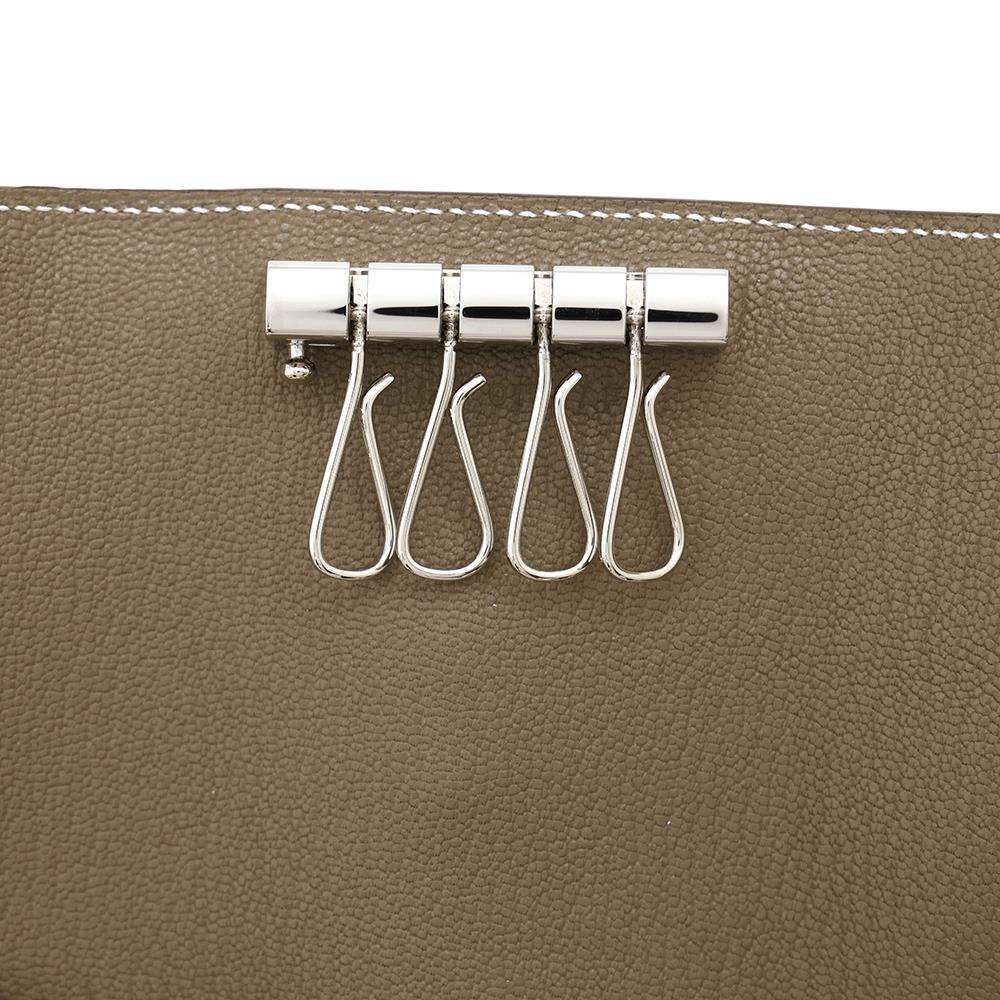 ◇エルメス◇レザー/ベアン/エトゥープ/4連キーケース/刻印:Z/ブランド ◇エルメス◇レザー/ベアン/エトゥープ/4連キーケース/刻印:Z